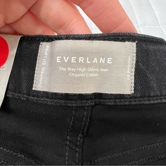 Everlane The Way-High Skinny Jean in Ash Black Size 28 Regular NWT - Picture 11 of 13